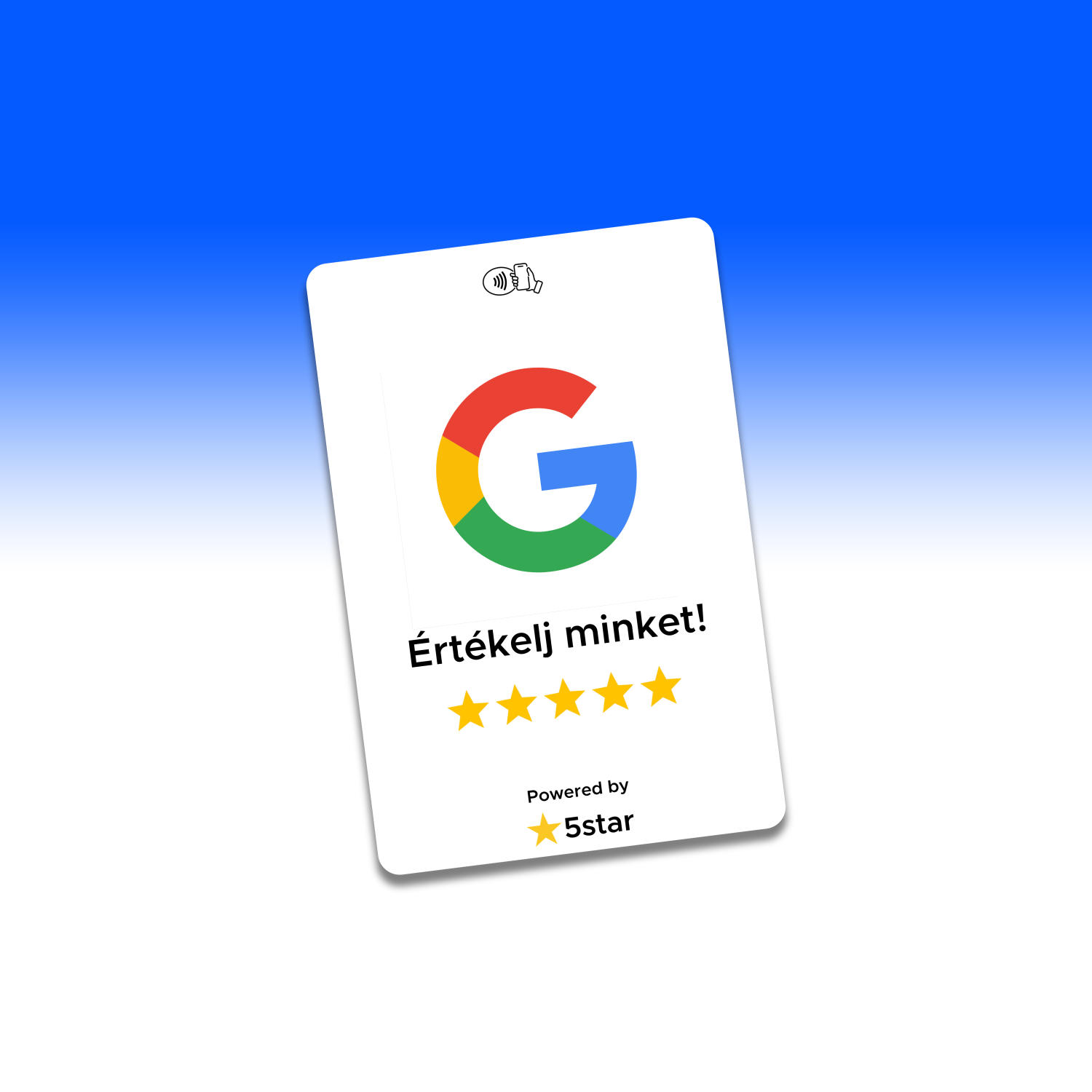 Google Értékelésgyűjtő Kártya