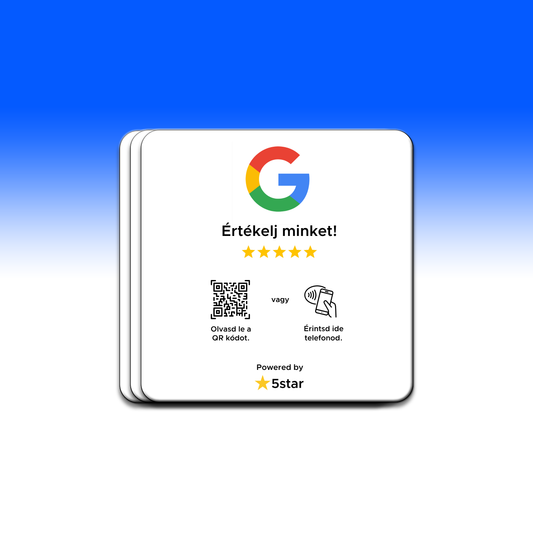 Google Értékelésgyűjtő Matrica